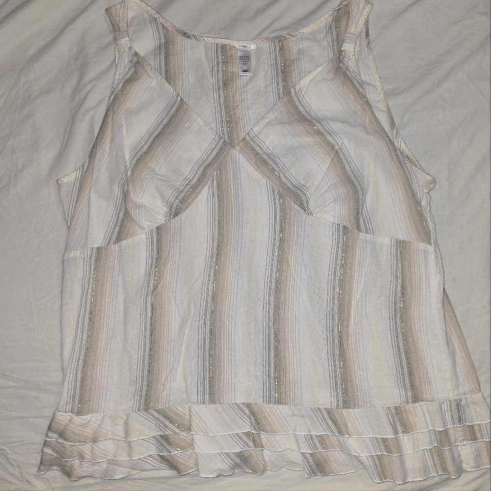 Striped Sleeveless Top